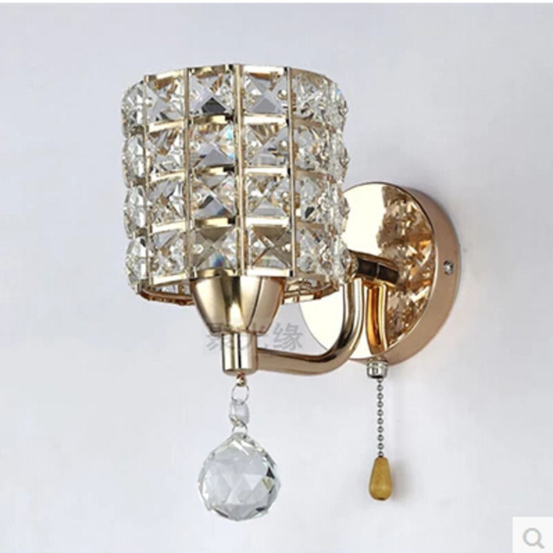 Crystalia Luxeurious One/Two Heads Wall Lamp - lights.avenu