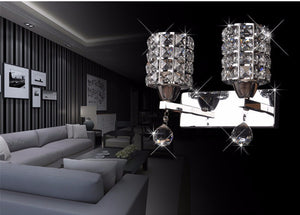 Crystalia Luxeurious One/Two Heads Wall Lamp - lights.avenu