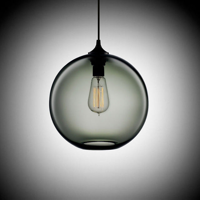 Vintage Industrial Glass Ball Pendant Lamp - lights.avenu