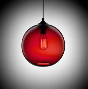 Vintage Industrial Glass Ball Pendant Lamp - lights.avenu