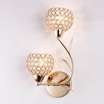 Luxuria Golden Crystal Wall Lamps - lights.avenu
