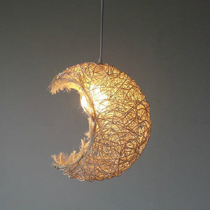Moon Lighting Style Rustic Pendant Lamp - lights.avenu