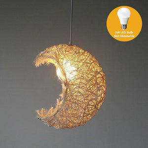 Moon Lighting Style Rustic Pendant Lamp - lights.avenu
