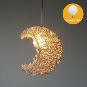 Moon Lighting Style Rustic Pendant Lamp - lights.avenu