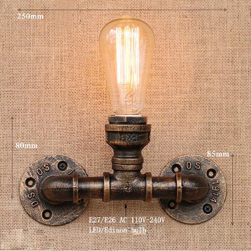 Vintage Water Pipe Wall Lamps - lights.avenu