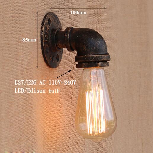 Vintage Water Pipe Wall Lamps - lights.avenu