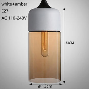 Contemporary Hanging Glass Pendant Lamp - lights.avenu