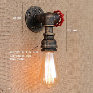 Vintage Water Pipe Wall Lamps - lights.avenu
