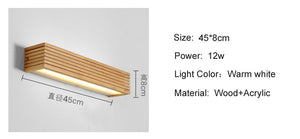 Nordic Wood Wall Lamp - lights.avenu