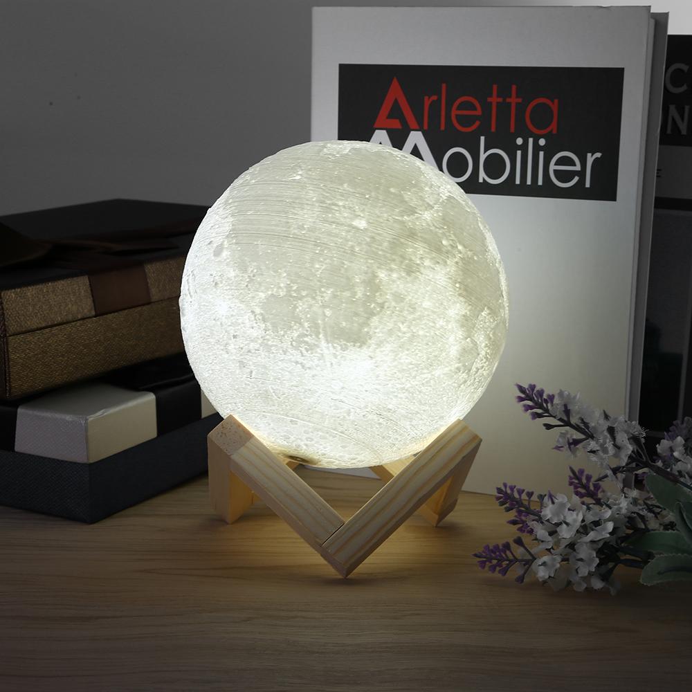 3D Printed Creative Moon Lamp - lights.avenu