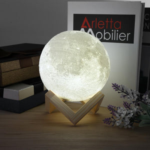 3D Printed Creative Moon Lamp - lights.avenu