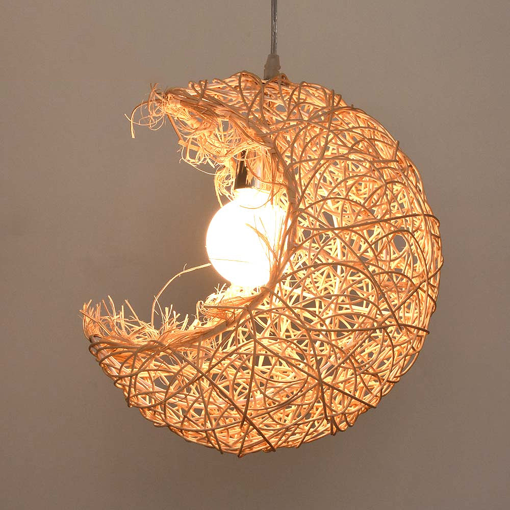 Moon Lighting Style Rustic Pendant Lamp - lights.avenu