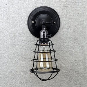 Industrial Country Wall Lamp Cage - lights.avenu