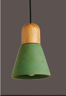 Nordic Wooden Cement Pendant Lamps - lights.avenu