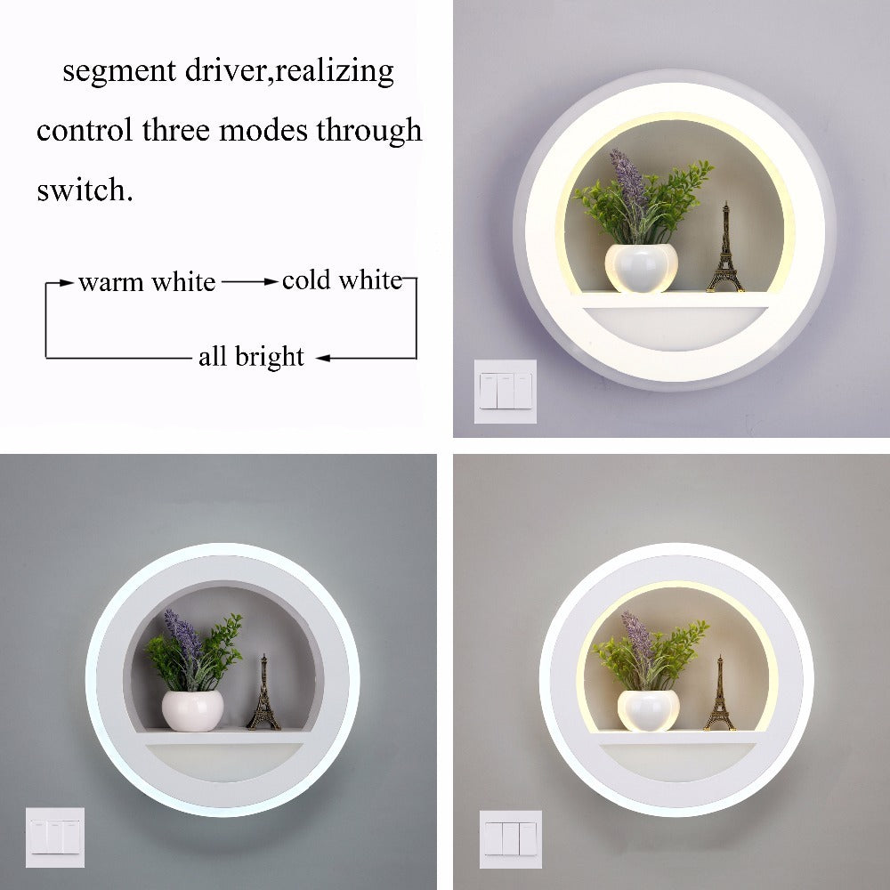 White Spring Creative Wall Lamp - lights.avenu