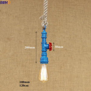 WaterPipe Rope Pendant Lamp - lights.avenu