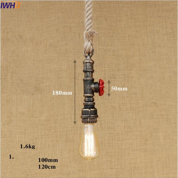 WaterPipe Rope Pendant Lamp - lights.avenu