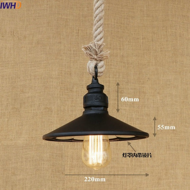 WaterPipe Rope Pendant Lamp - lights.avenu